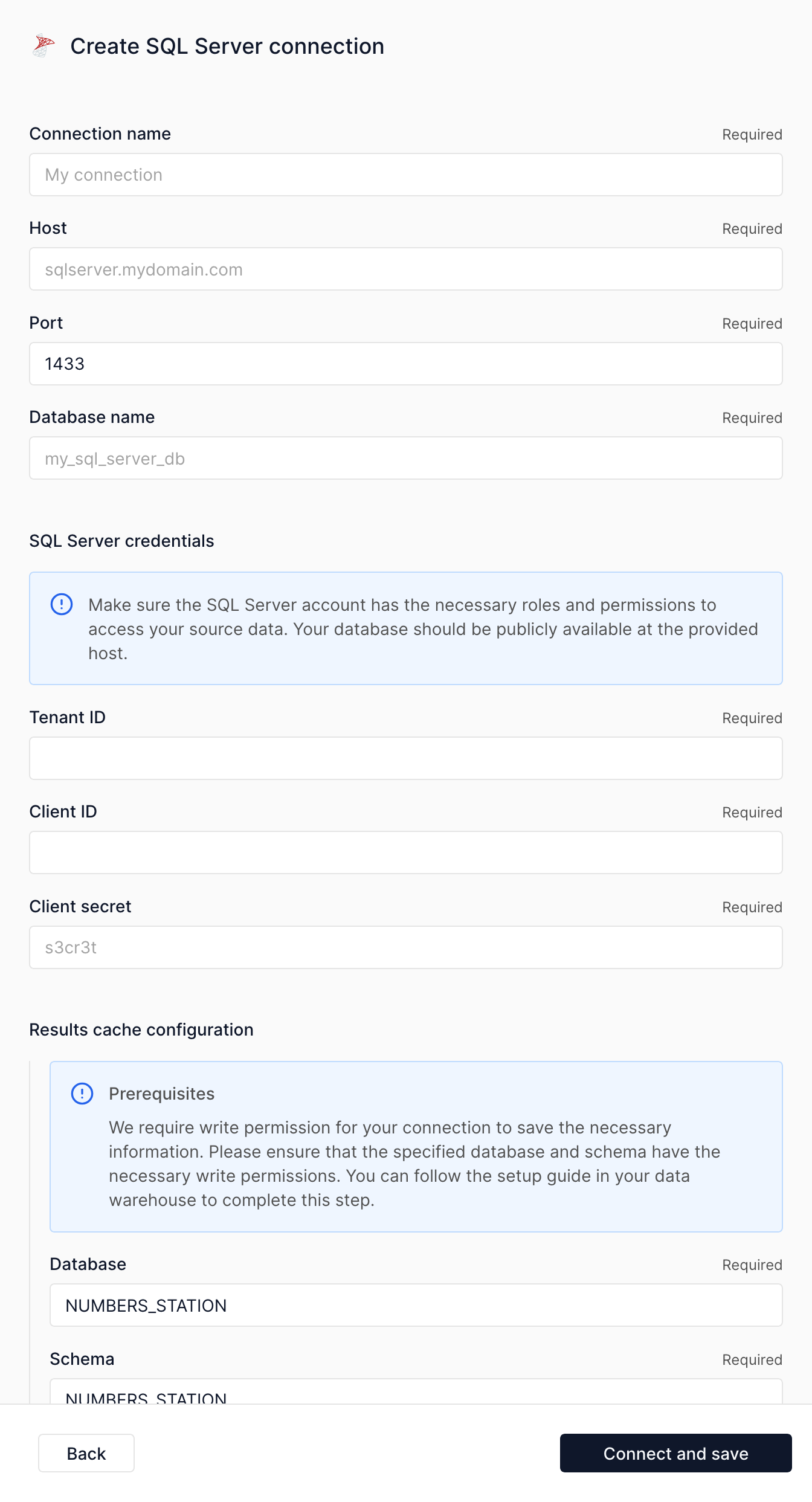 sql server connection ui image